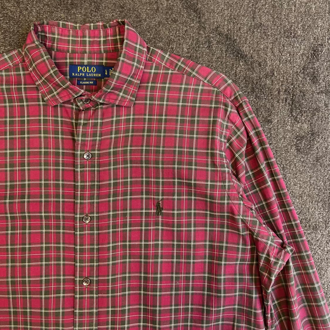 폴로 랄프로렌 체크 셔츠 상품이미지2