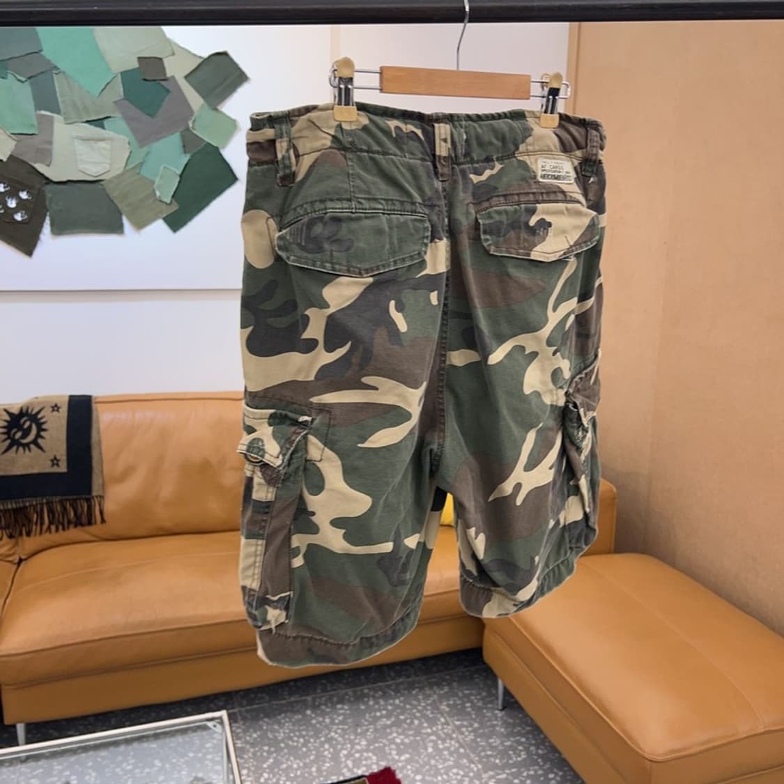 아베크롬비 밀리터리 카모 카고팬츠 반바지 30인치 C05178  상품이미지2