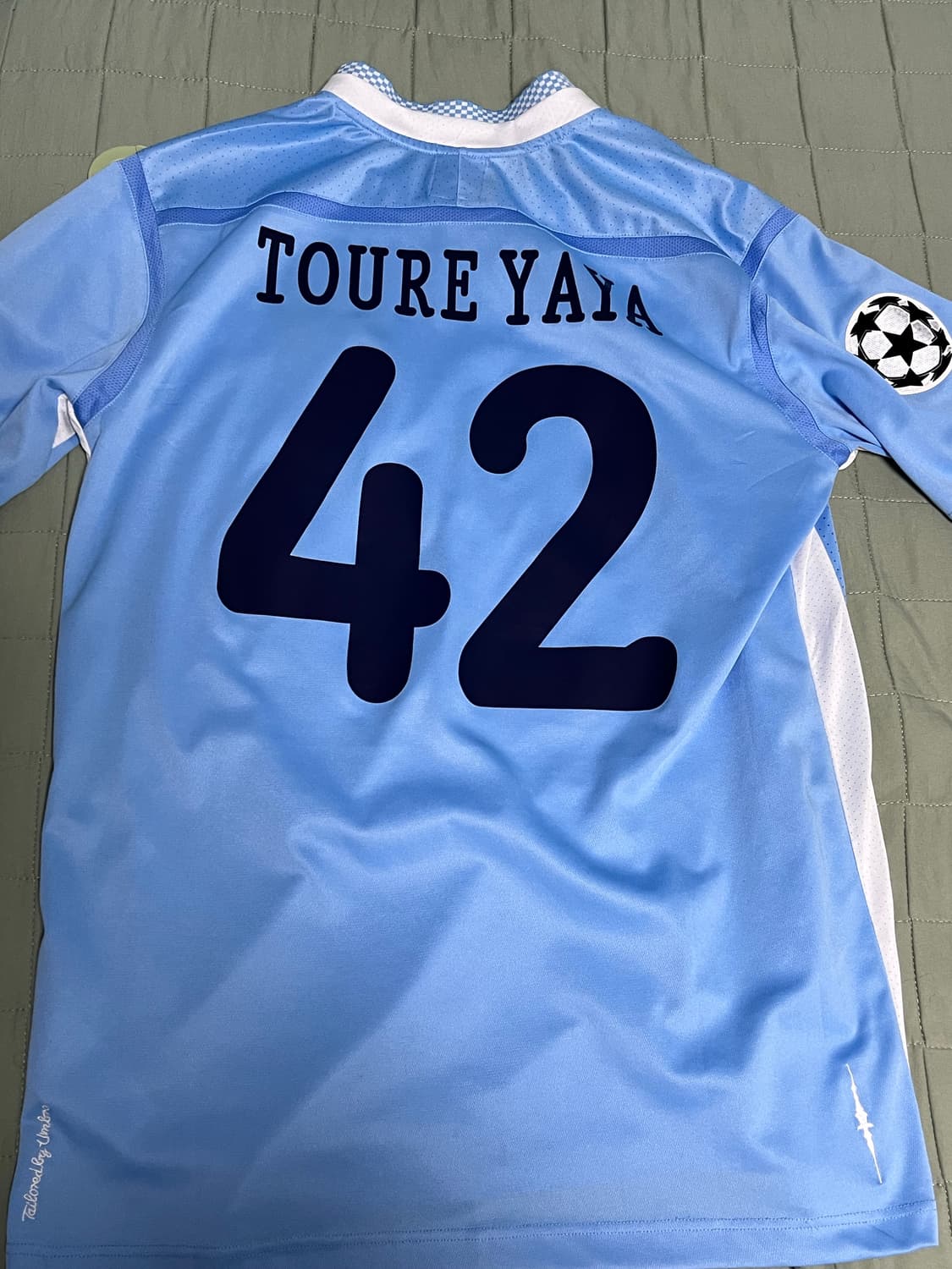 맨시티 11-12 야야투레 챔스킷 유니폼 상품이미지2