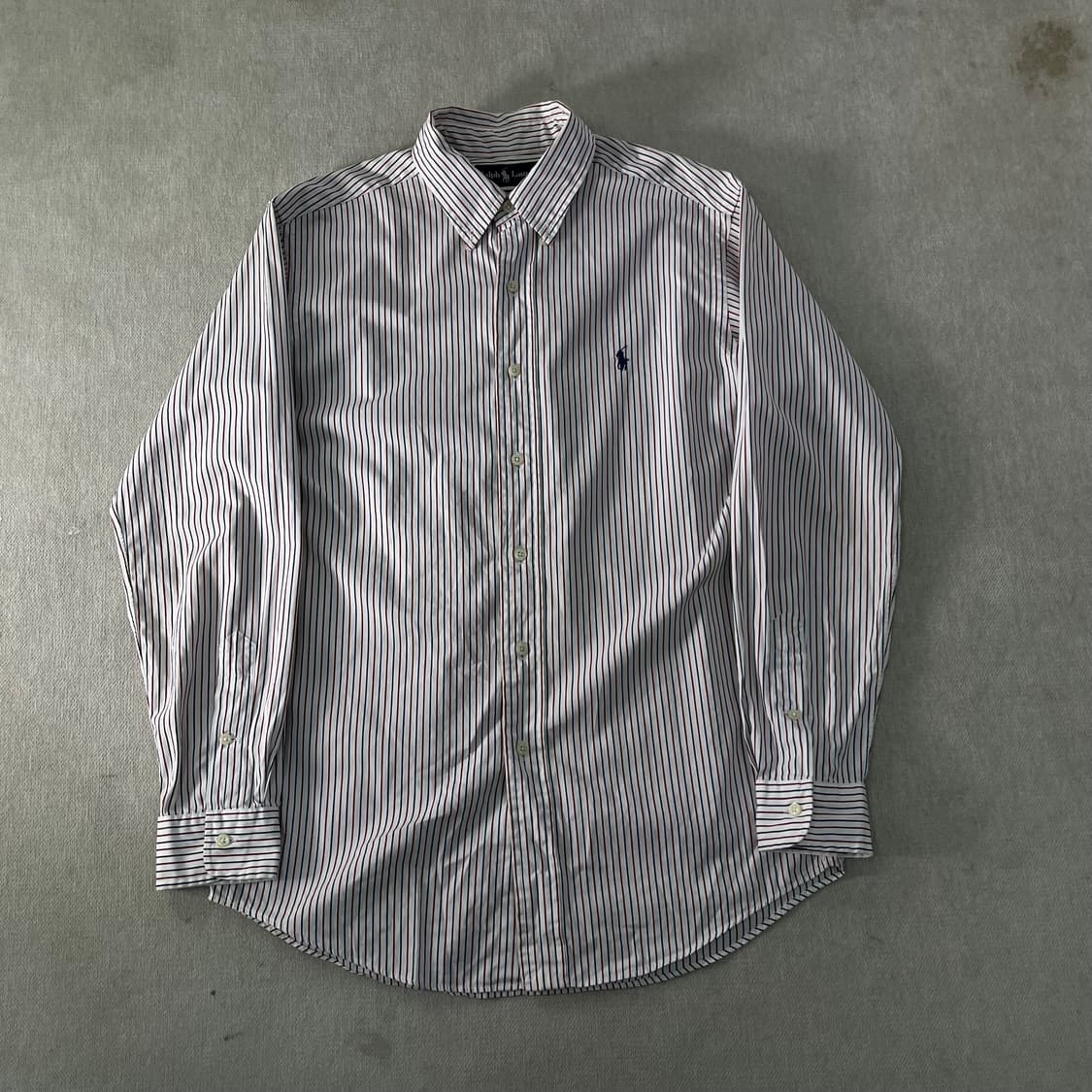 100 폴로랄프로렌 빈티지 스트라이프 셔츠 상품이미지1