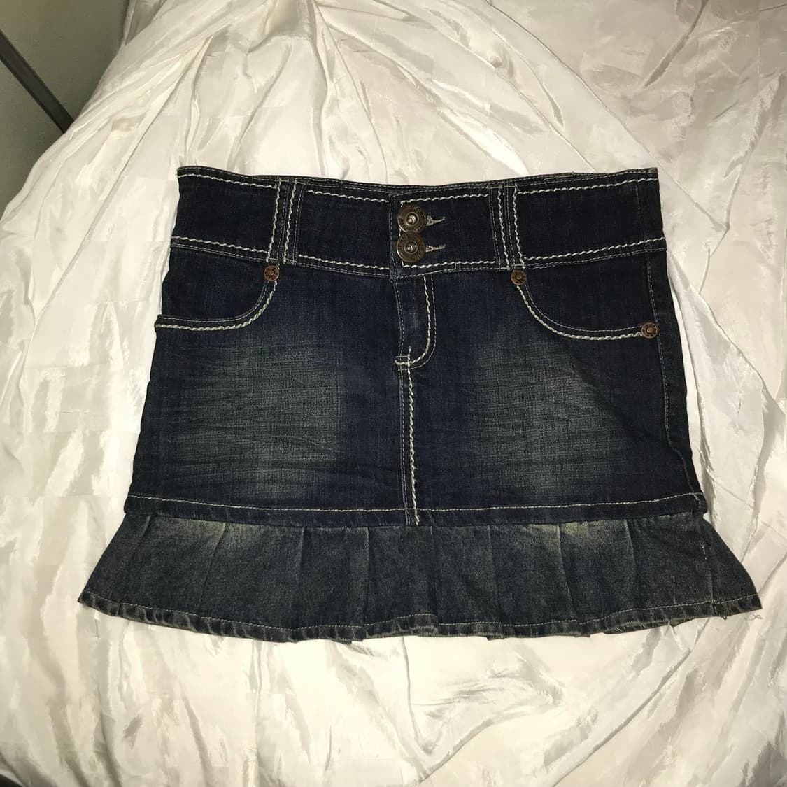Vintage 빈티지 펑크 워싱 데님 미니스커트 상품이미지2