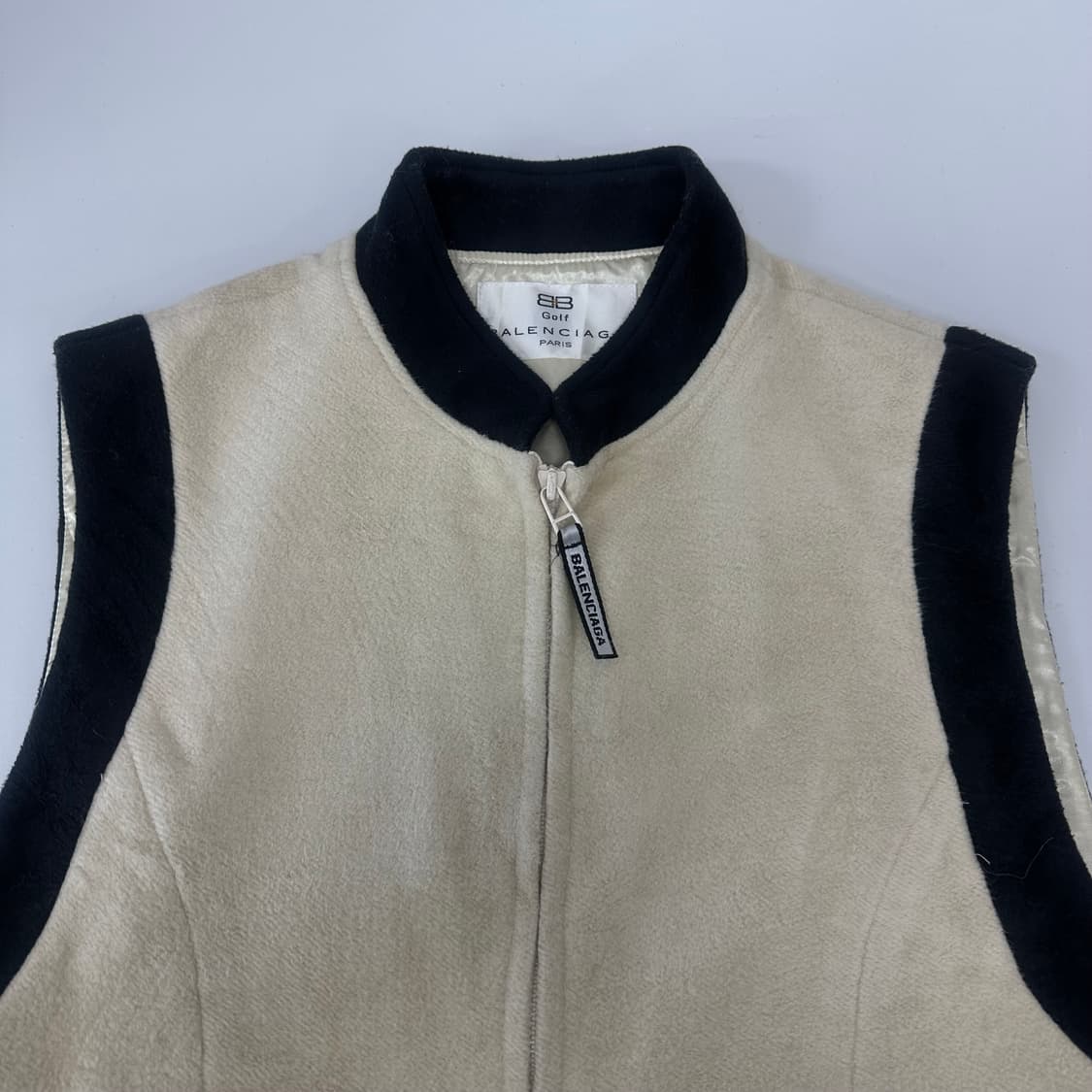 발렌시아가 로고 집업 플리스 베스트 상품이미지2