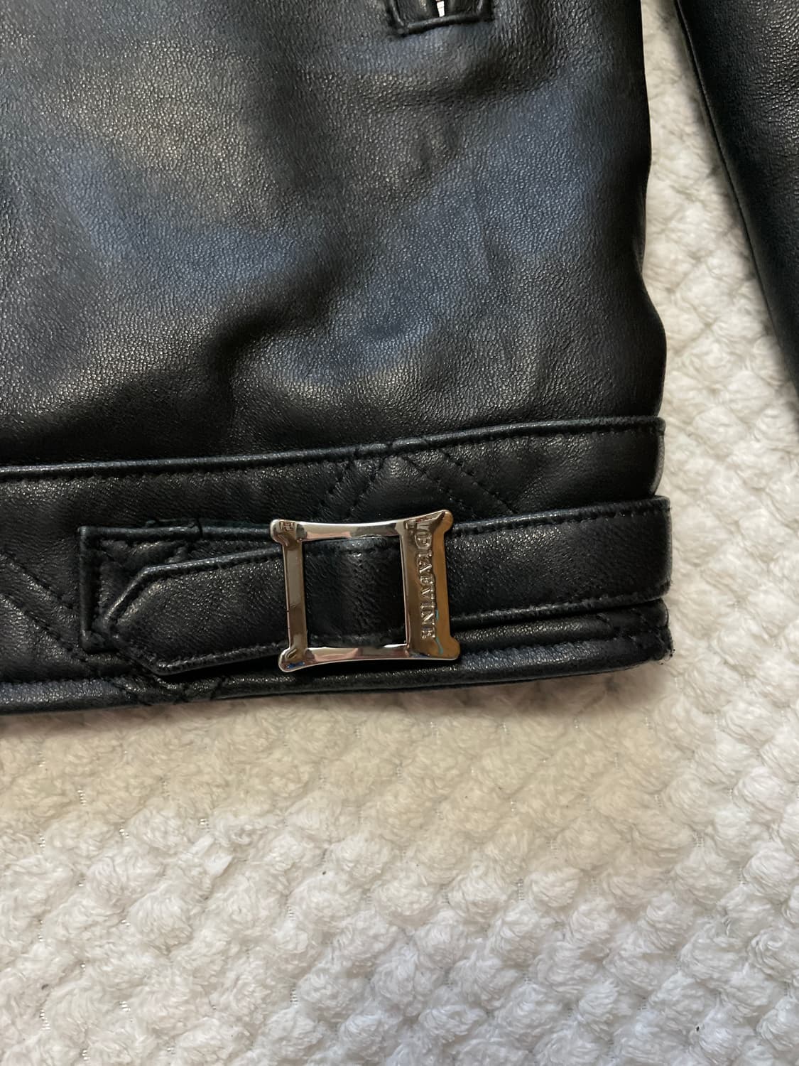 디아프바인 죠니 2WAY 웨스턴 무드 램스킨 양가죽 레더 자켓 상품이미지7