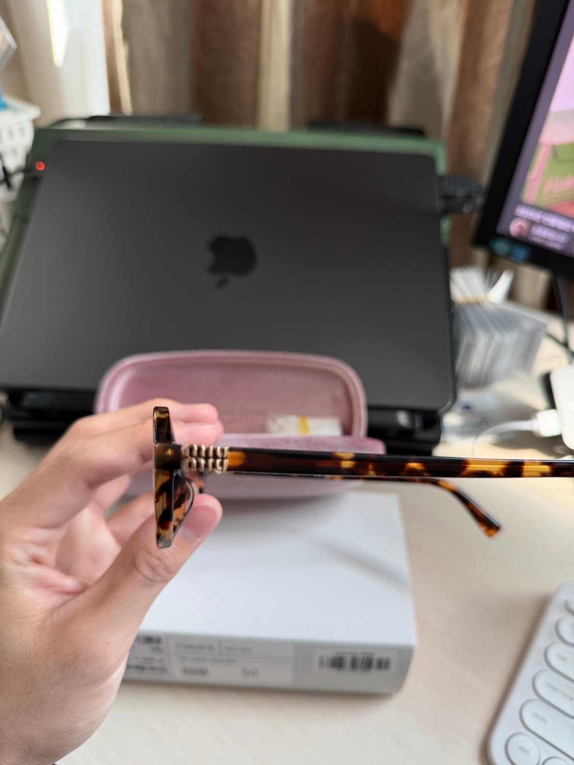 미우미우 리가드 안경 50 풀박스 상품이미지7