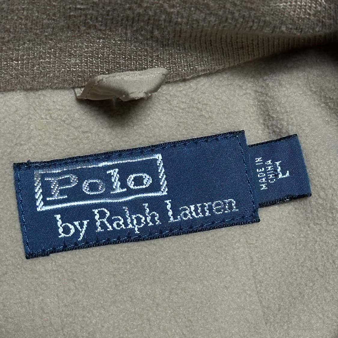 L 폴로랄프로렌 베이지 바라쿠타 폴리쉘 자켓 상품이미지4