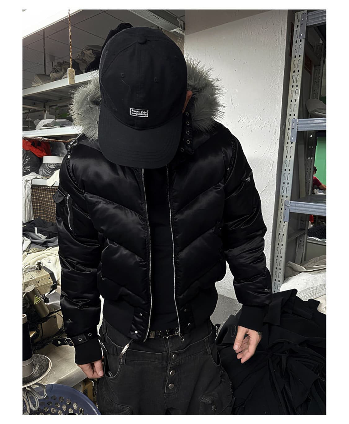 비엑세스 BACCESS PAIKI FAUX FUR PUFFER 재킷 상품이미지2