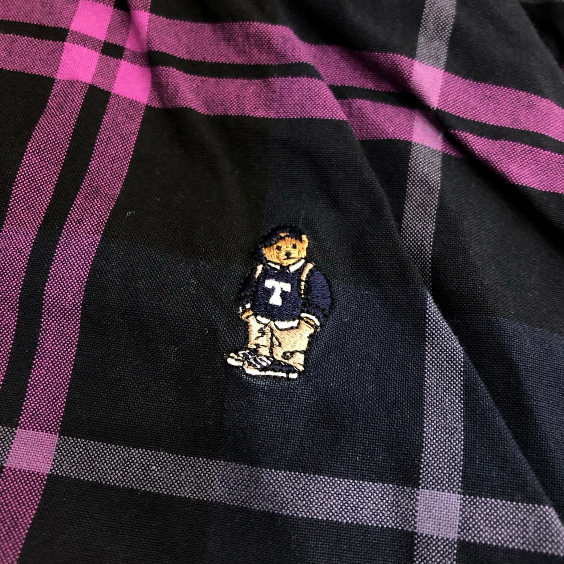 티니위니 퍼플 체크 셔츠 상품이미지3