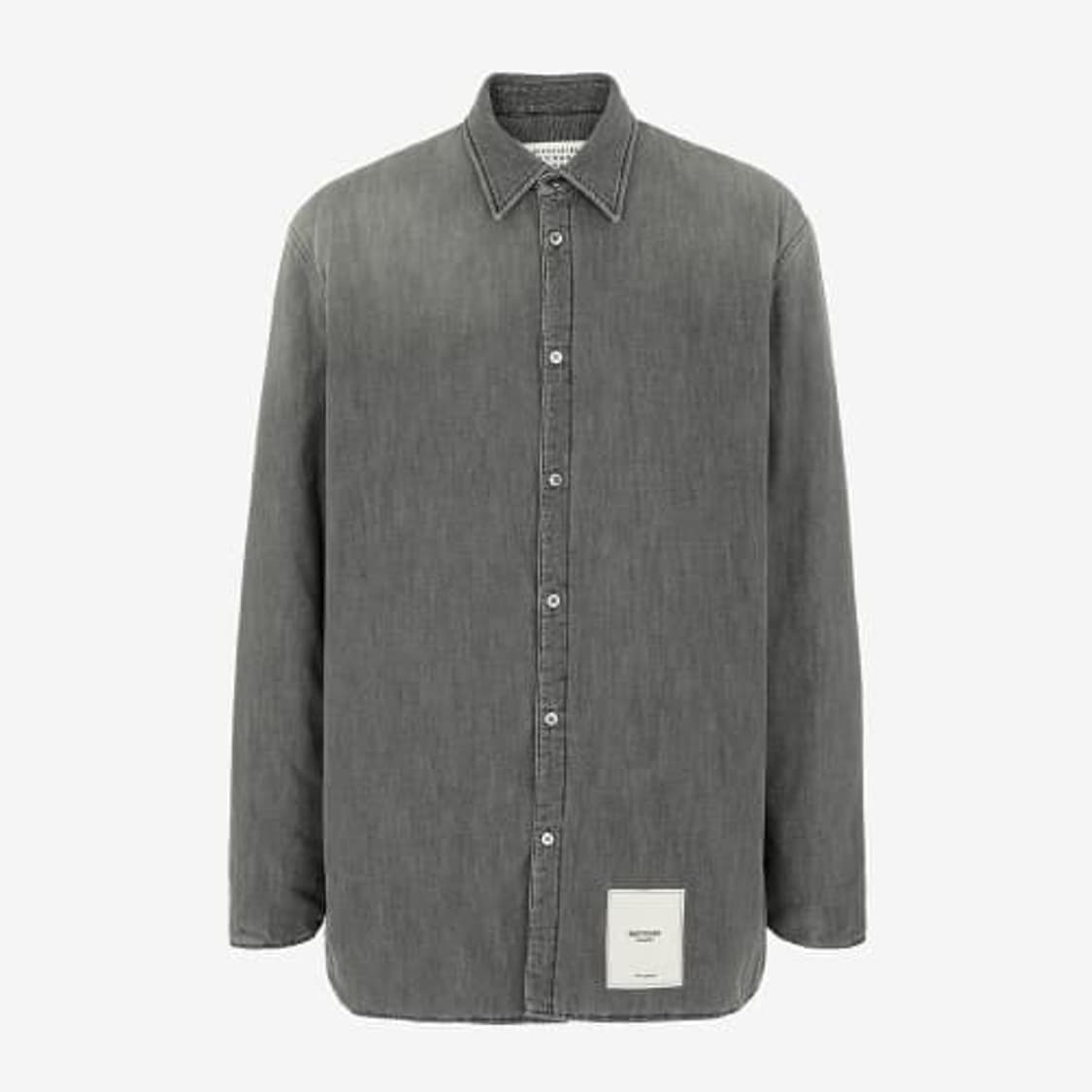 [새제품]41 마르지엘라 데님 자켓 패디드 패딩 흑청 마르지엘라 데님셔츠 상품이미지1