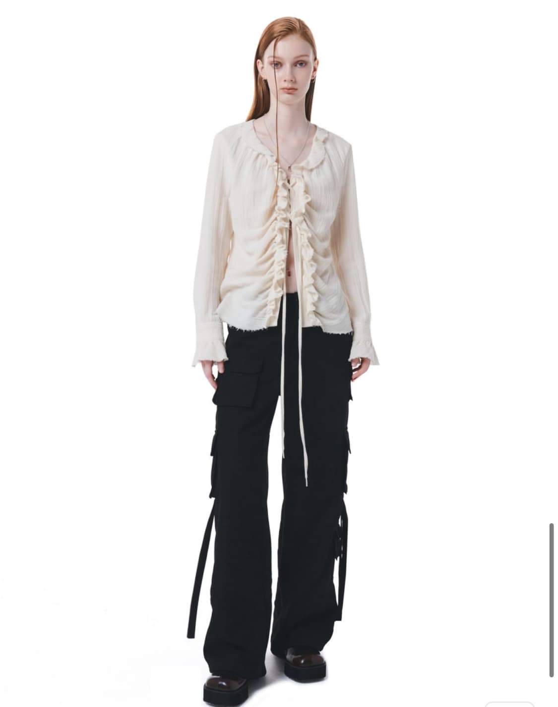 세릭 카고 팬츠 블랙 상품이미지7