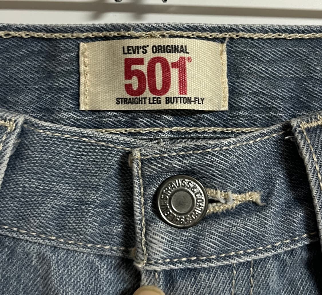 공용 리바이스 501 테이퍼드핏 데님 팬츠 청바지 30  상품이미지5