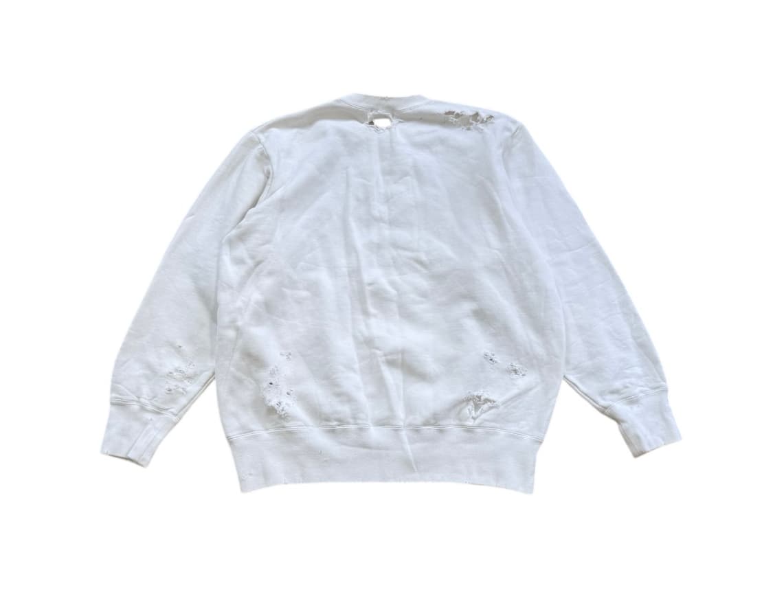 컬러 19AW 코튼 플리스 데미지 스웻 상품이미지2