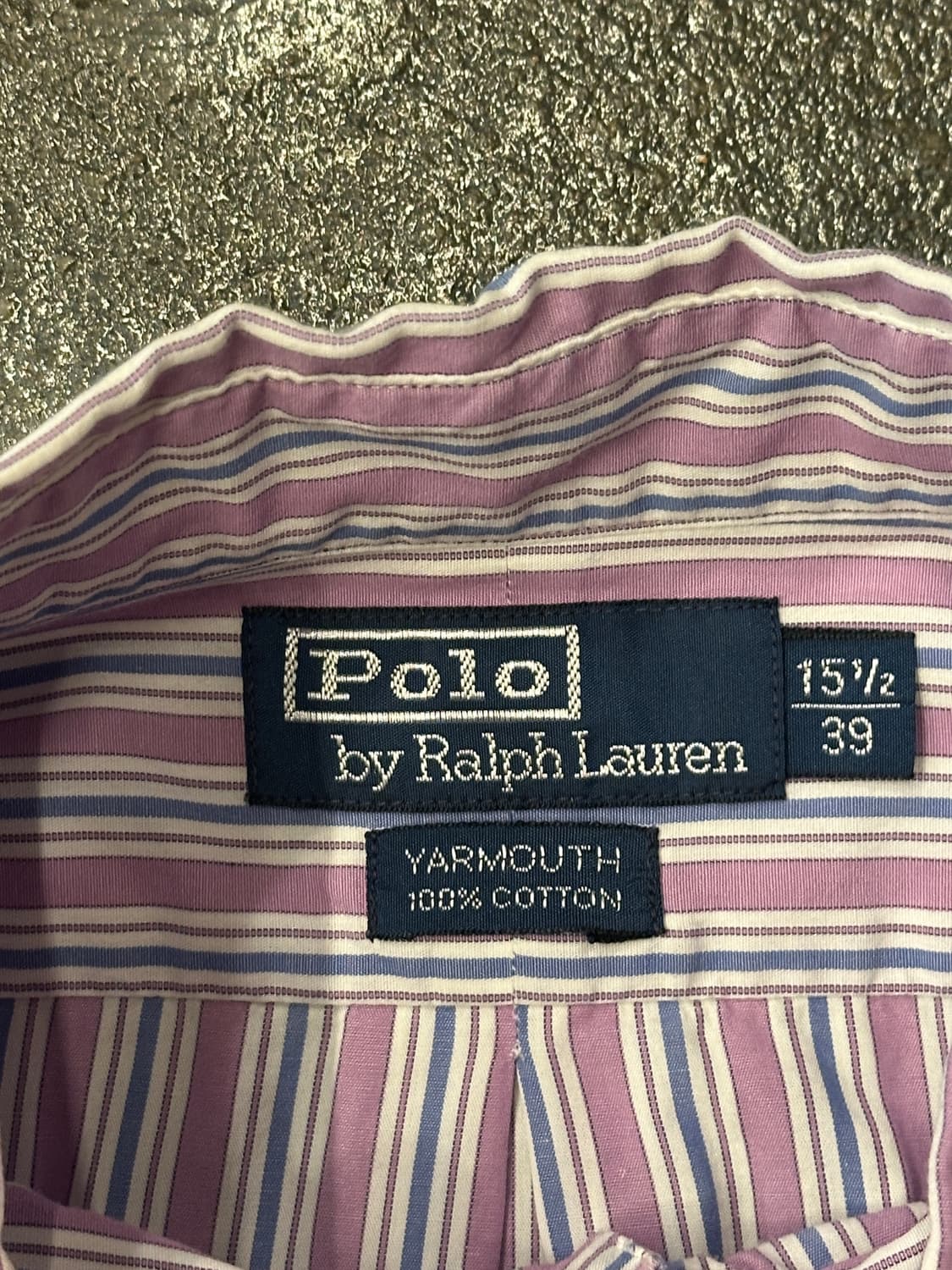 폴로 랄프로렌 스트라이프 셔츠 L 상품이미지4