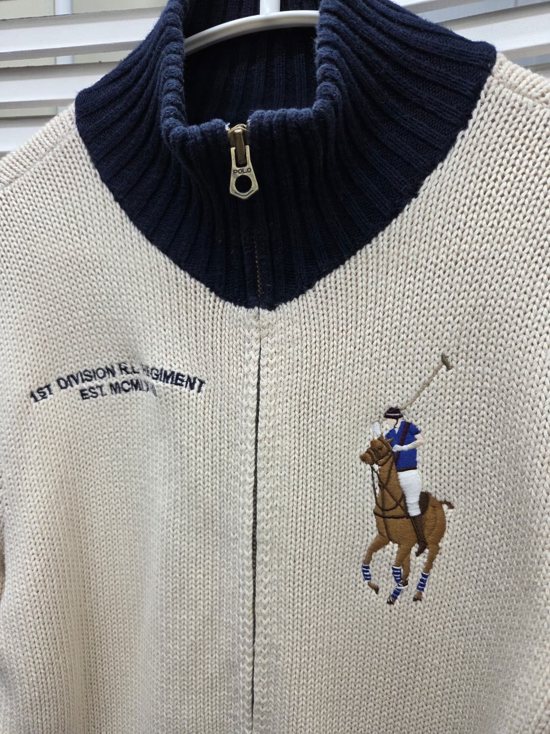 폴로 랄프로렌 니트 집업 상품이미지3