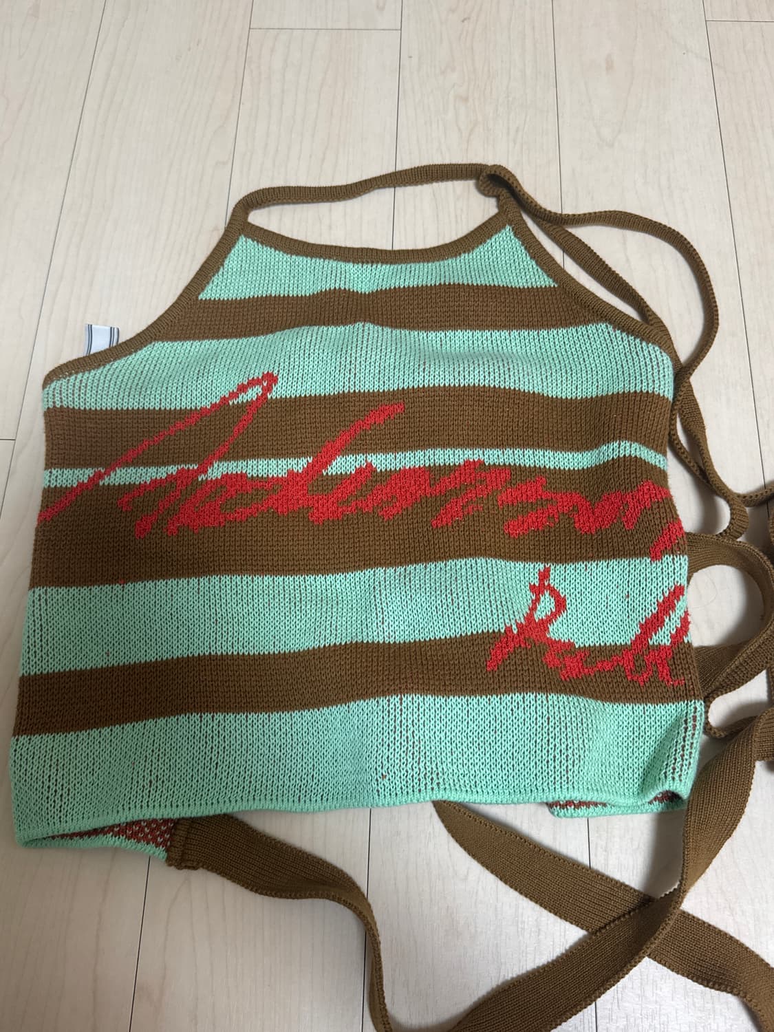 앤더슨벨 홀터 니트탑 상품이미지2