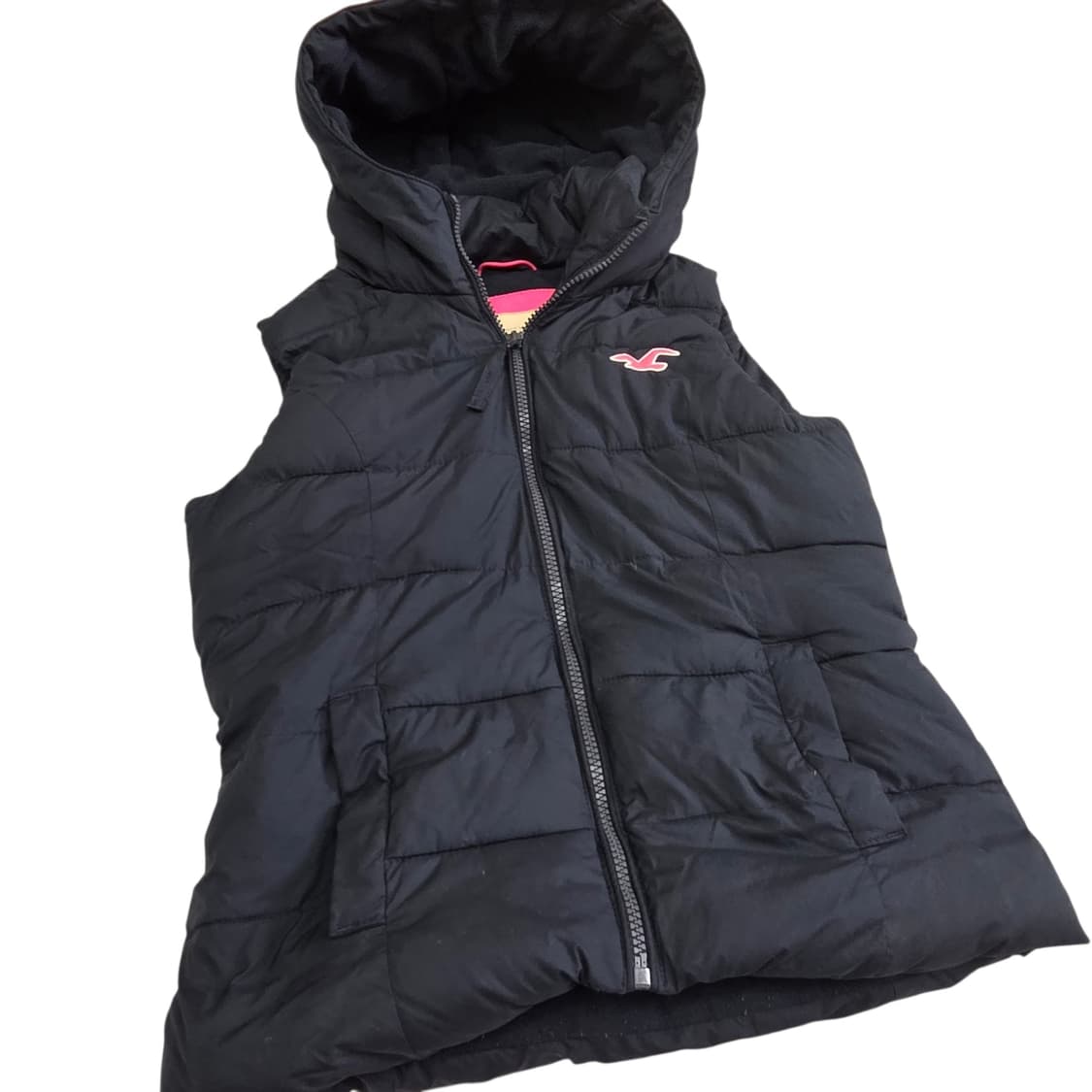 Hollister 홀리스터 여성 빈티지 올드스쿨 패딩 조끼 상품이미지4