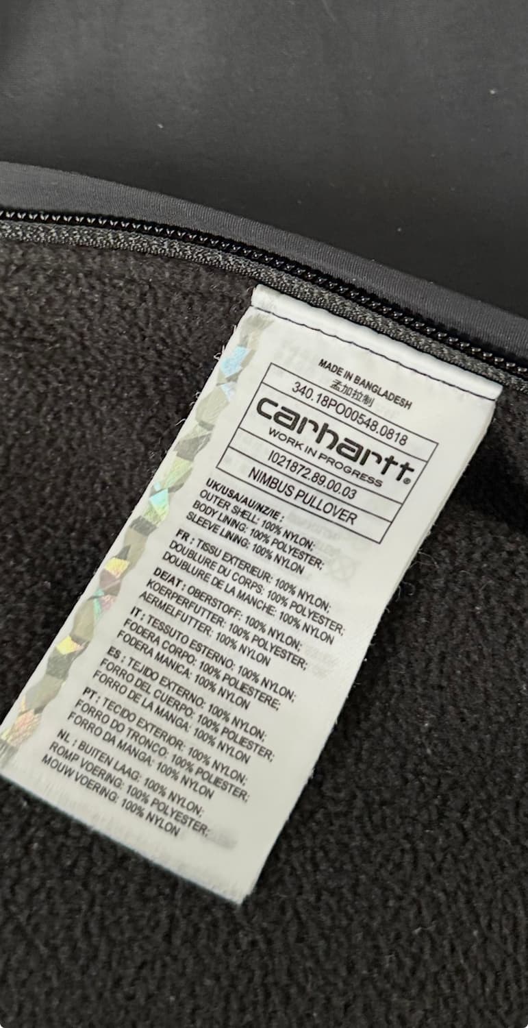 칼하트 님부스 아노락 블랙 M 상품이미지7