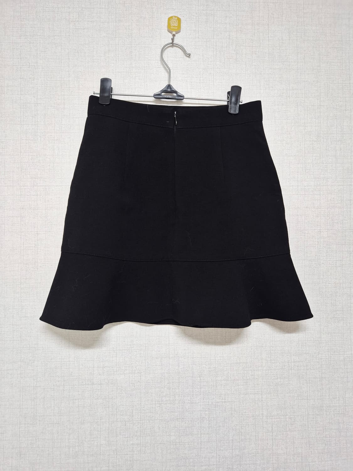 블랙 플레어 미니 스커트 상품이미지2