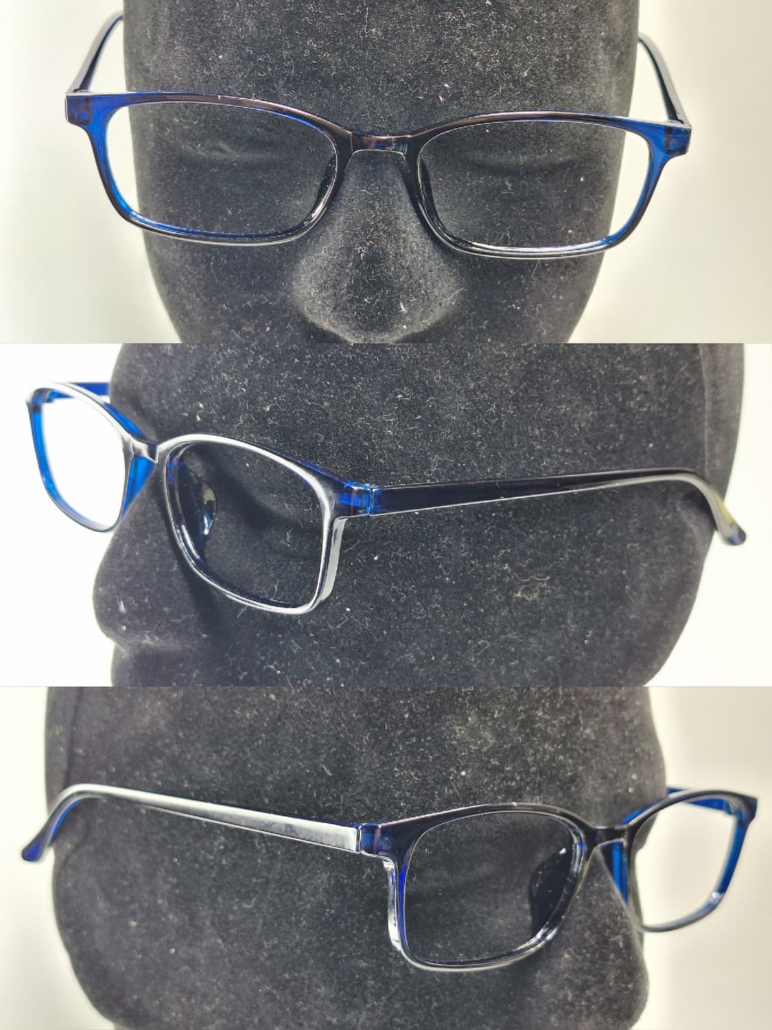 블루 스퀘어 안경테 SQ2-BL 일본 수입 y2k 빈티지 레트로 클래식  상품이미지4