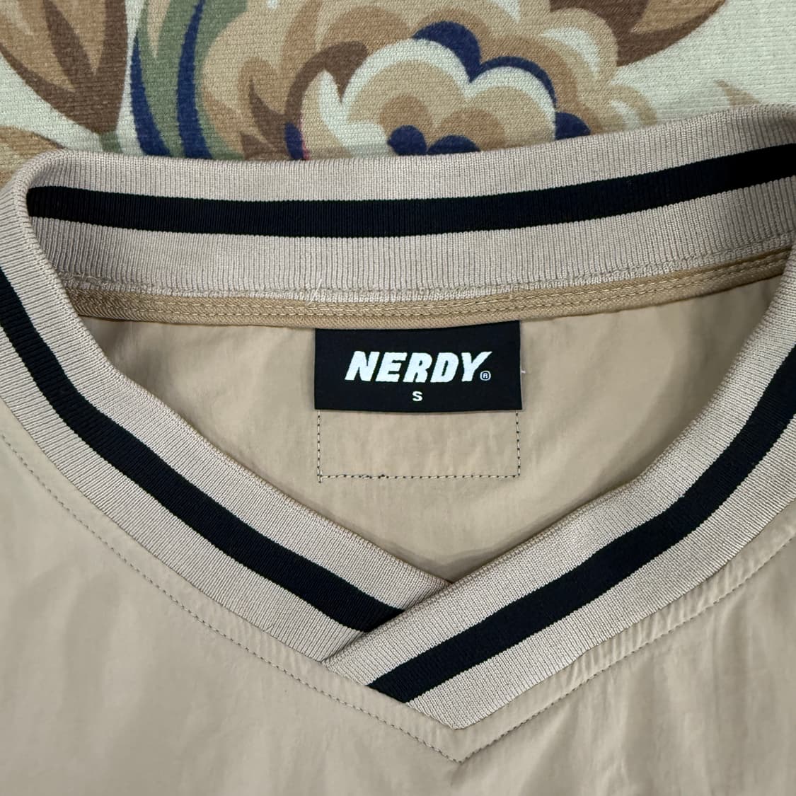 (S)널디 NERDY 빅로고 우븐 웜업 상품이미지2