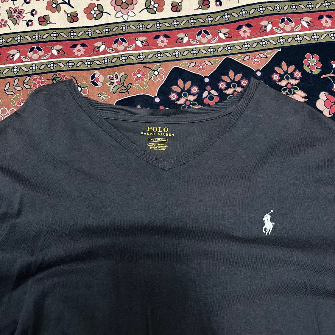 폴로 랄프로렌 브이넥 반팔티 L/100 상품이미지2