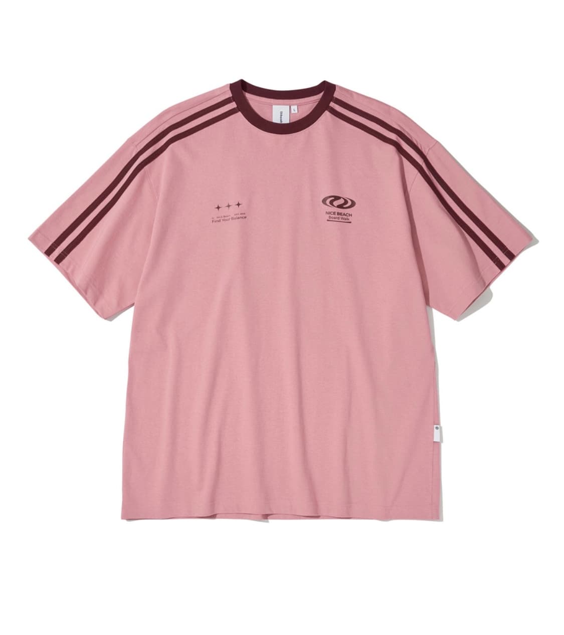 어반디타입 풋볼 져지 핑크 티셔츠 ws 사이즈 상품이미지3