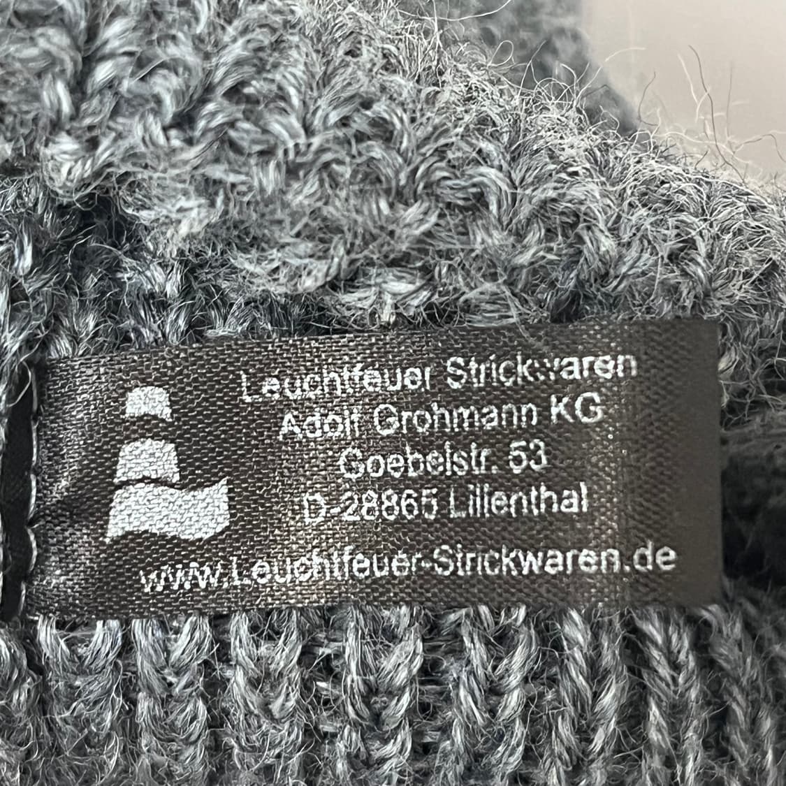 (무배) Leuchtfeuer Strickwaren 니트 울 비니 그레이 상품이미지4