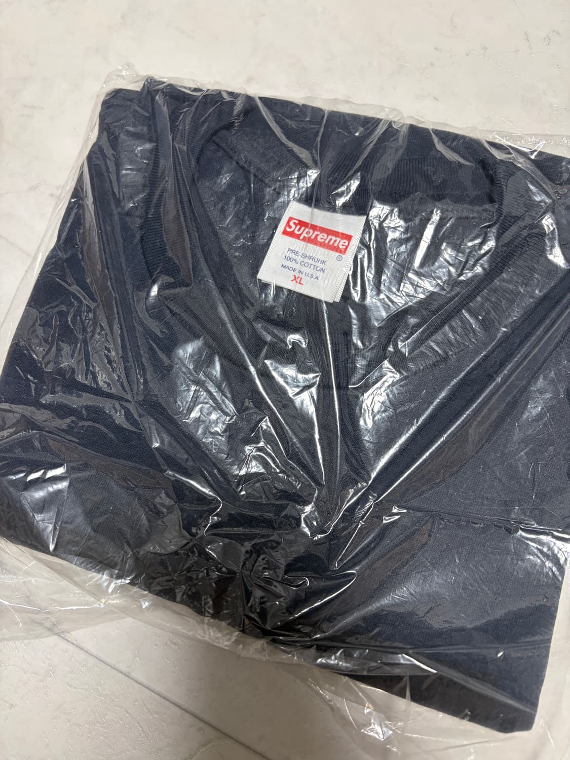 슈프림 헬 티셔츠 네이비 - 23FW 상품이미지2