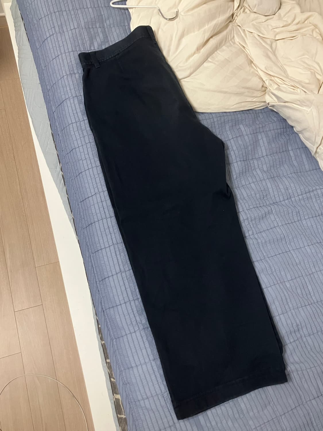 (54/XL) COS 코스 와이드 코튼 팬츠 네이비 상품이미지1