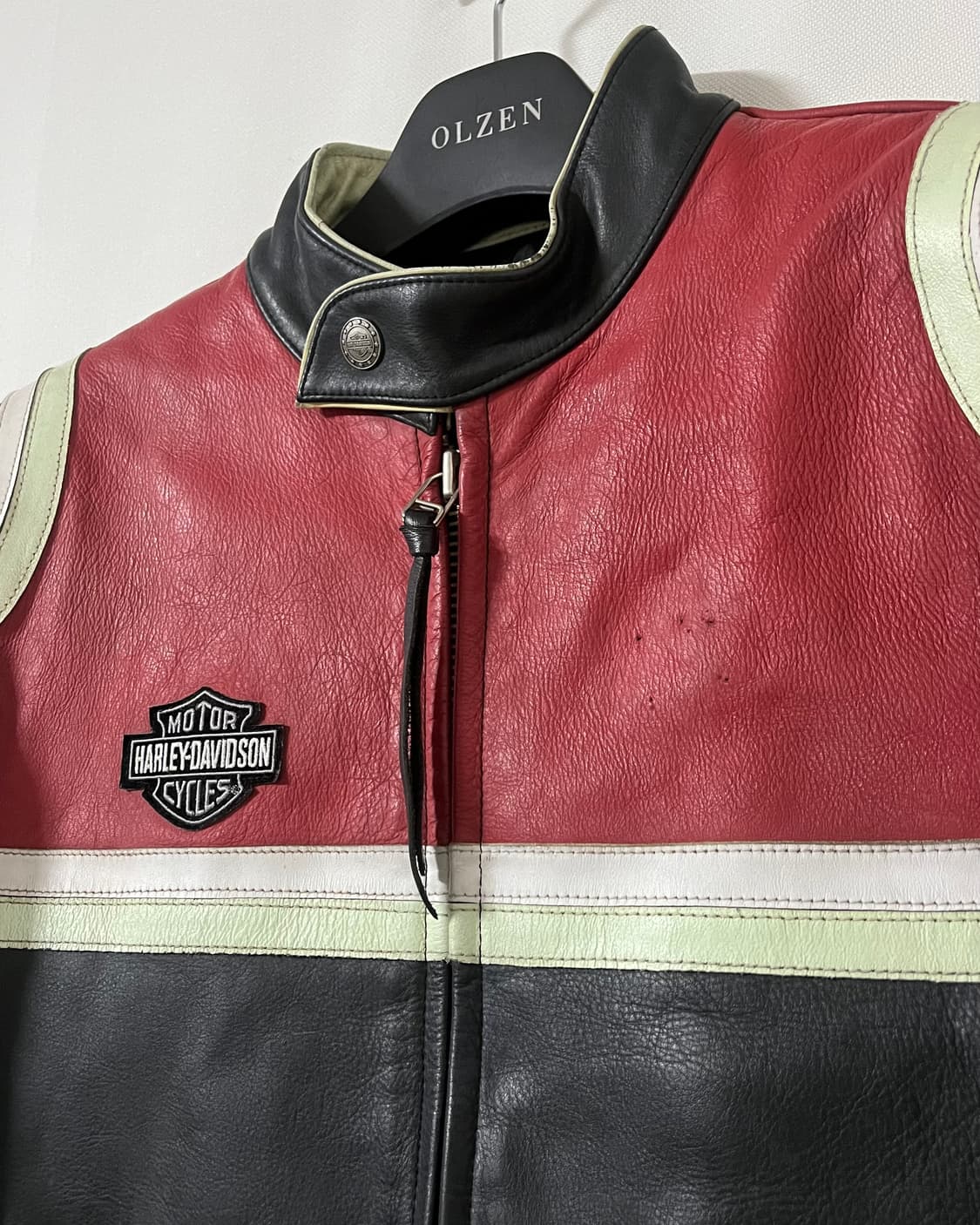 할리데이비슨 레더 레이싱 자켓 상품이미지7