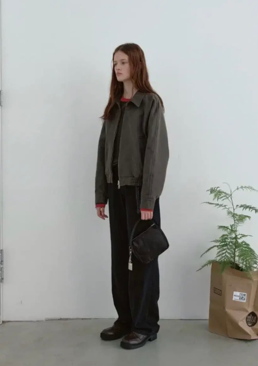 포저 크랙 헤링턴 자켓 상품이미지3