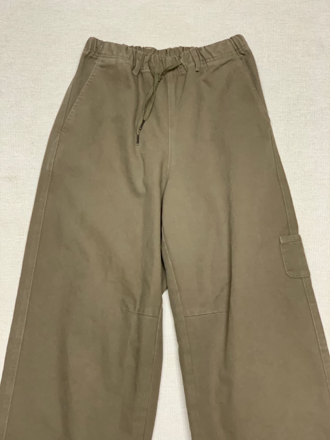해칭룸 오버 덕 팬츠 워시드 베이지(2,S) 상품이미지2