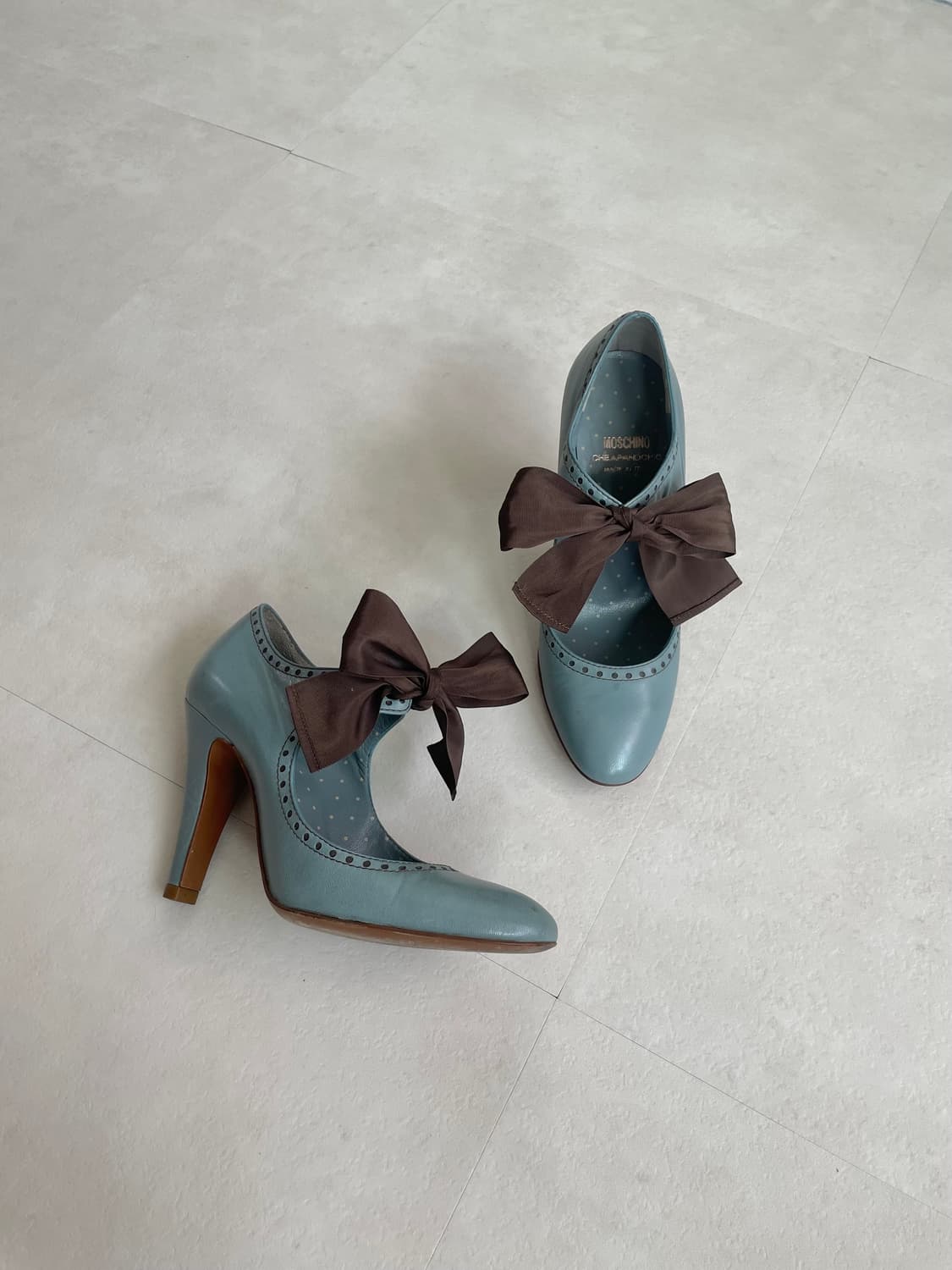 90's Moschino cheap and chic bow heels 상품이미지1