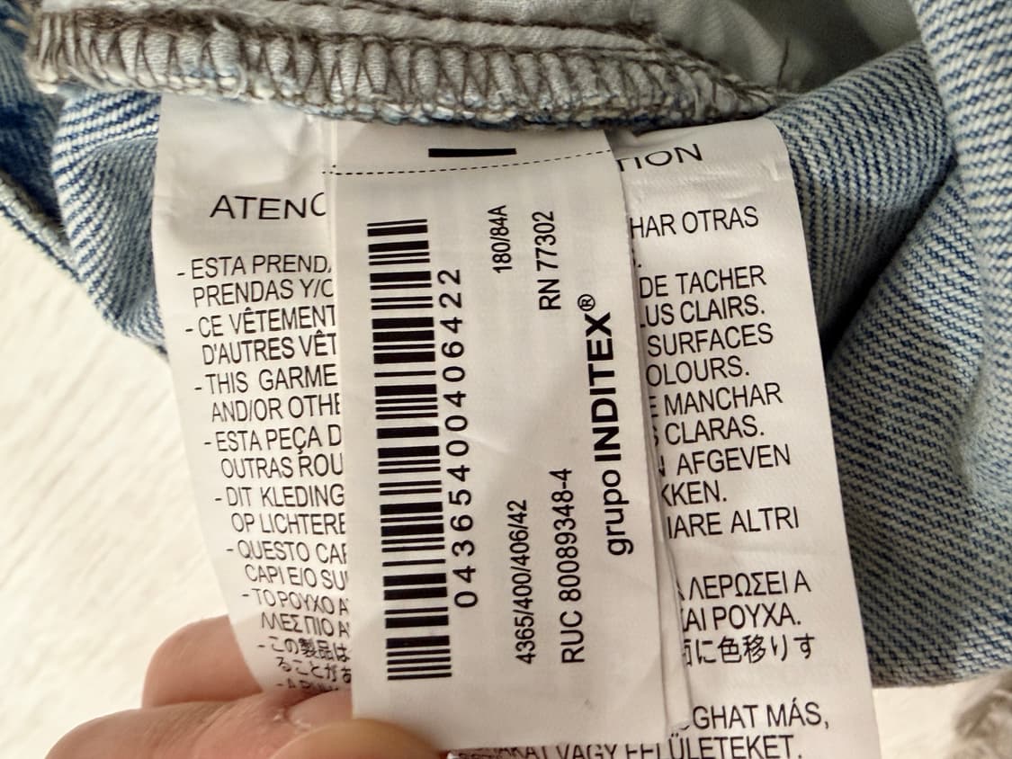 자라 jeans 배기 핏 32inch 상품이미지5