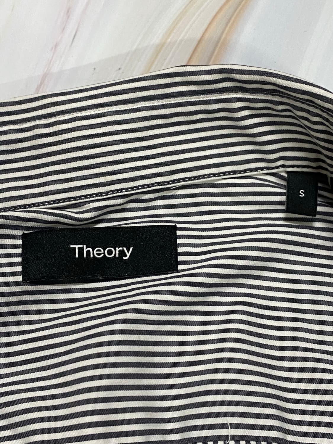 Theory 띠어리 여성 테일러드 스트라이프 셔츠 S 상품이미지3