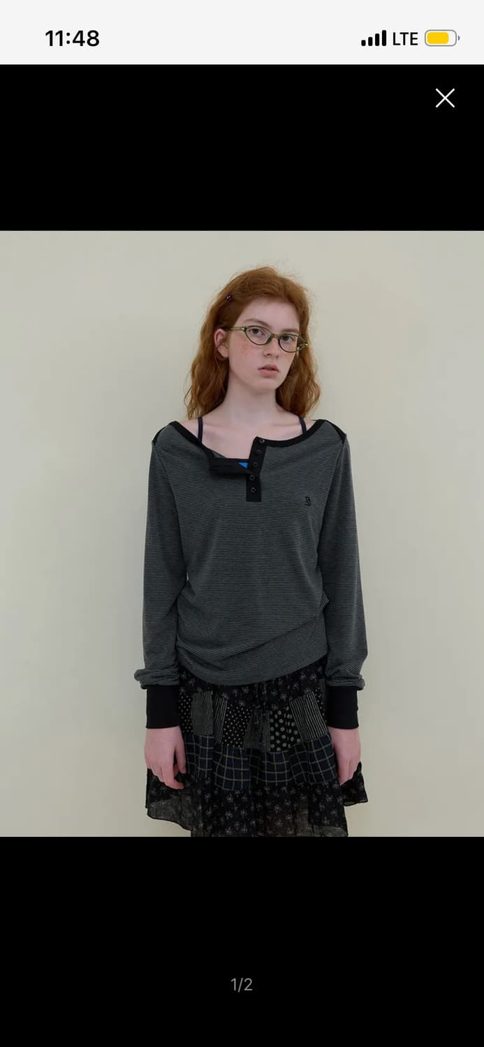 노컨텐츠 보트넥 상품이미지1