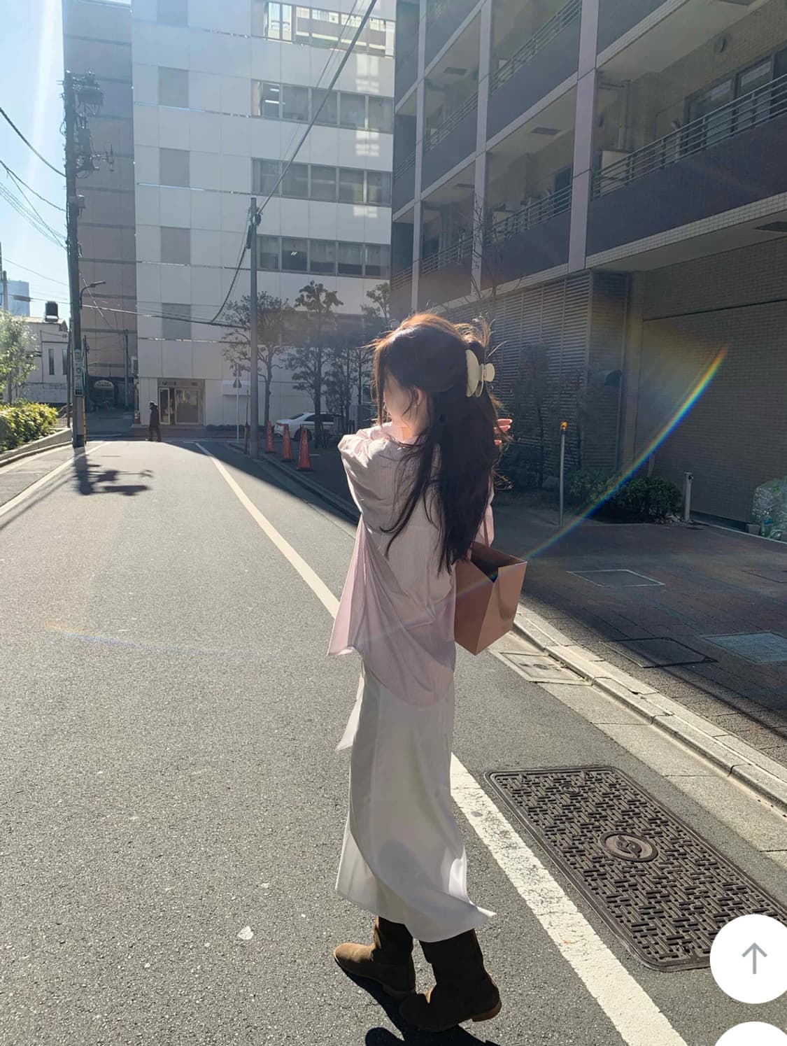 당일배송) 제니오 쉘 타이 롱스커트 m사이즈 상품이미지3