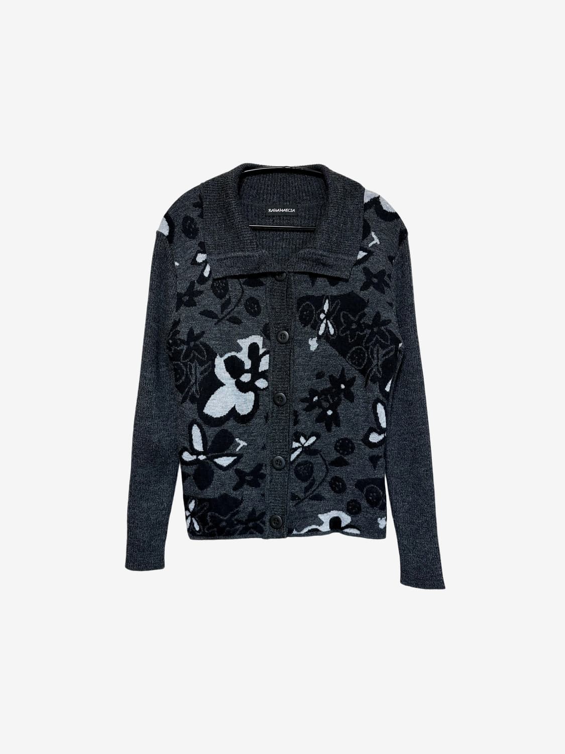 Shawl Collar Cardigan – Dark Grey 상품이미지4