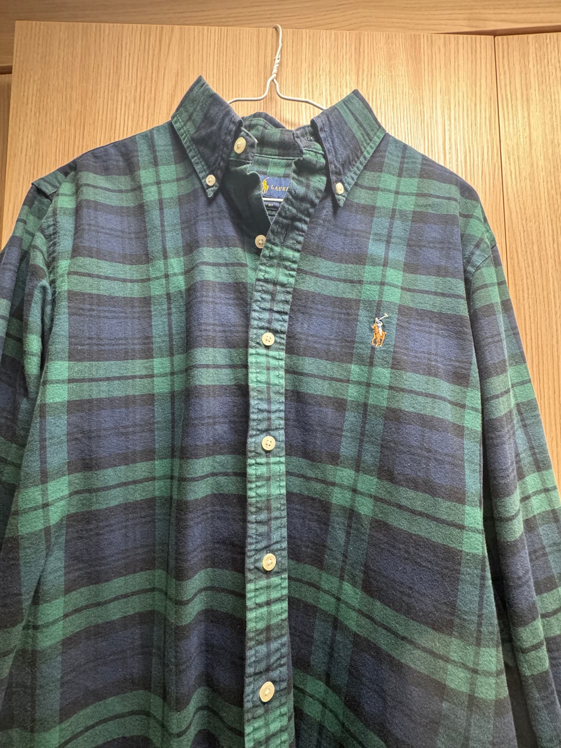 폴로 체크 패턴 셔츠 상품이미지2