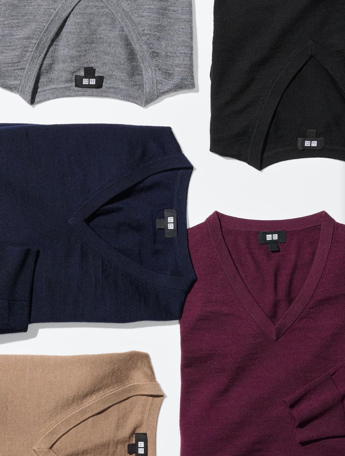 유니클로 메리노 브이넥니트 상품이미지2