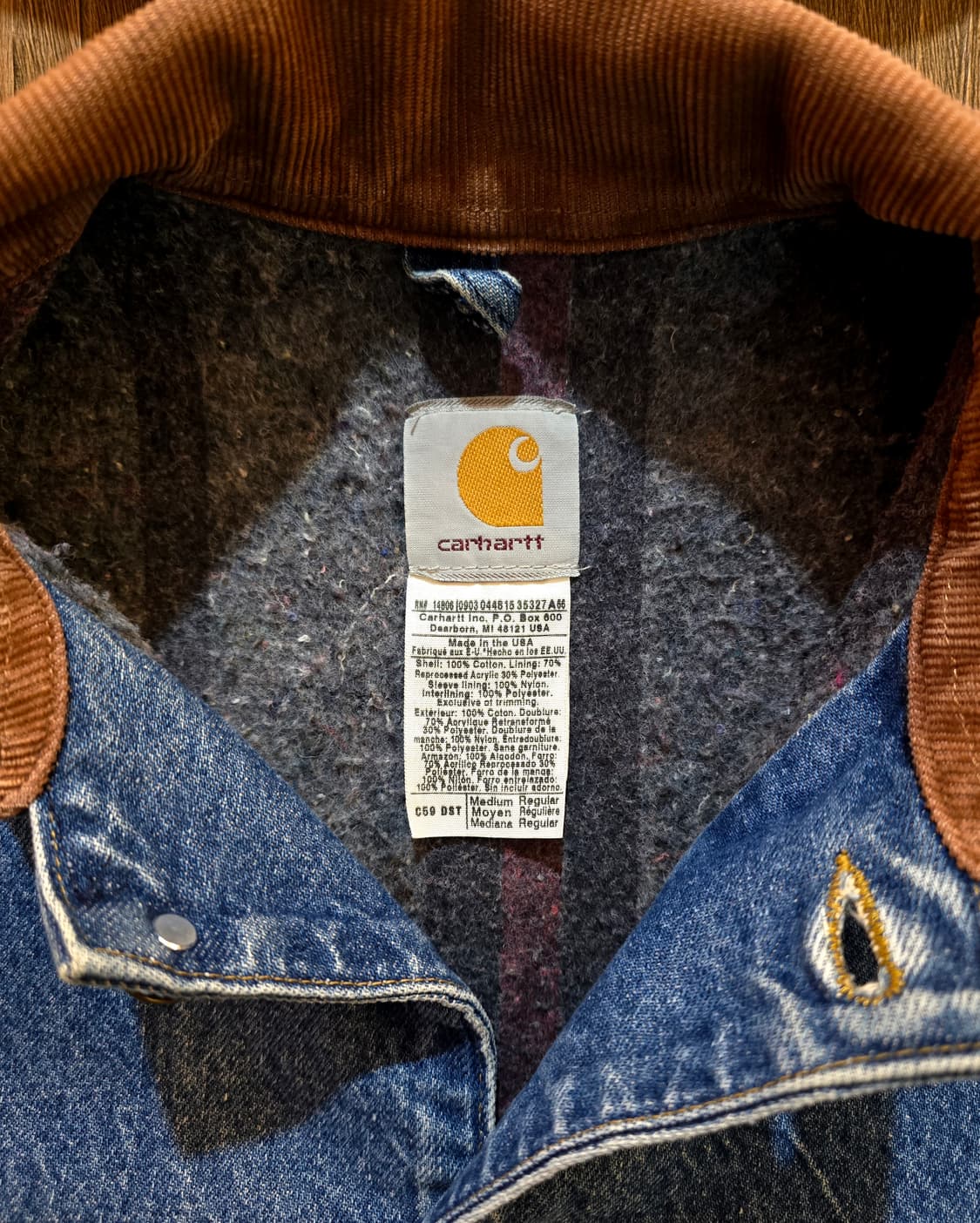 Carhartt Denim Chore Jacket C59 (칼하트 초어) 상품이미지2