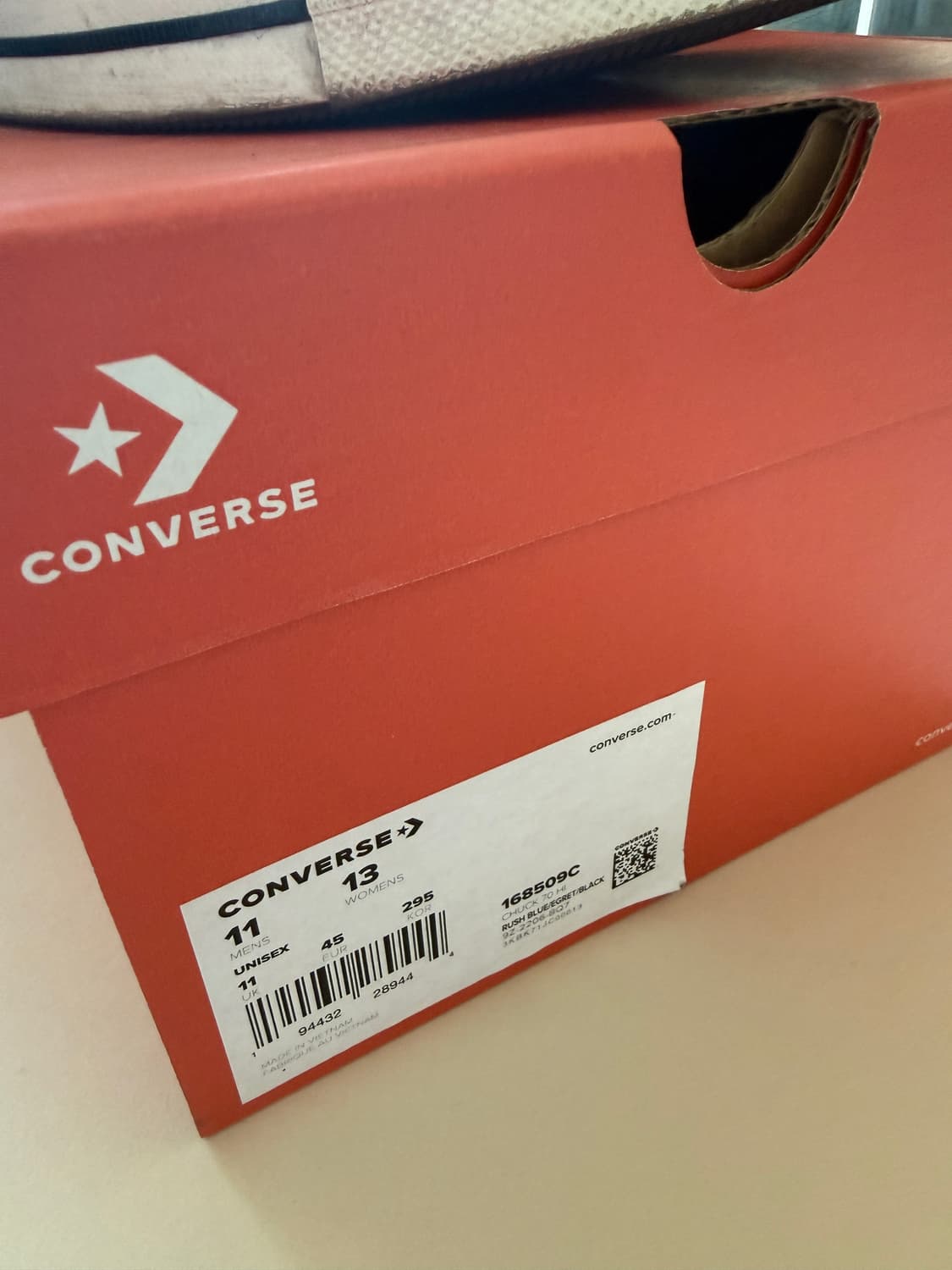 컨버스 척70 척테일러 하이 러쉬블루 295 상품이미지4