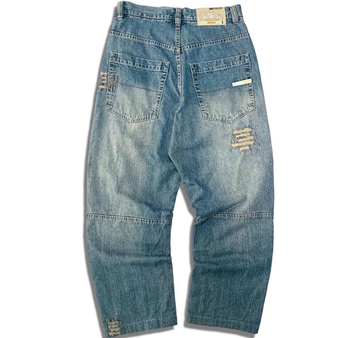 SOUTHPOLE 사우스폴 올드스쿨 데미지 데님 상품이미지6