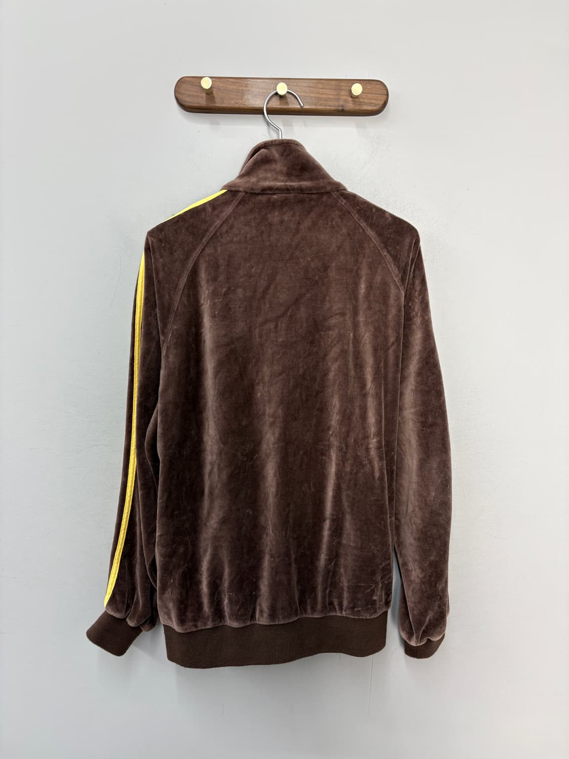 아디다스 벨벳 브라운 벨로아 트랙자켓 A3680 상품이미지5