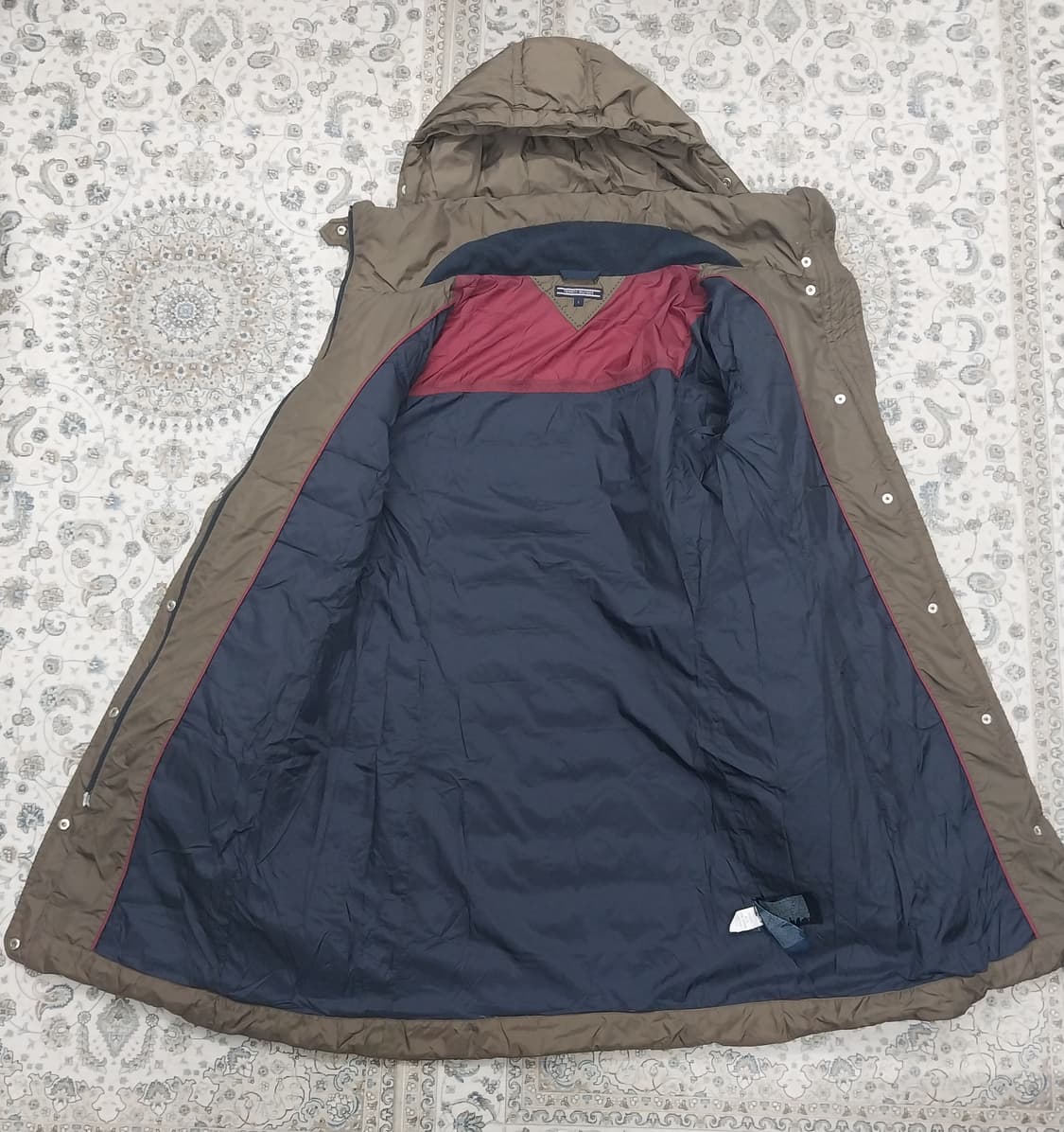 타미힐피거 후드 롱패딩 카키 브라운 S 상품이미지2