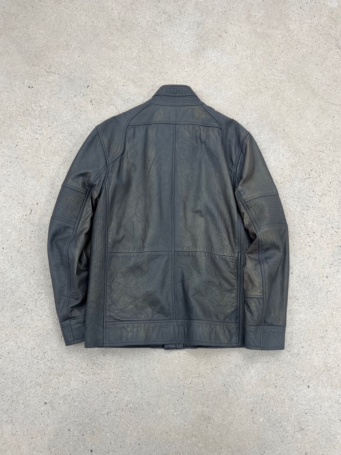 캘빈클라인 썬페이드 그레이 레더 자켓 상품이미지6