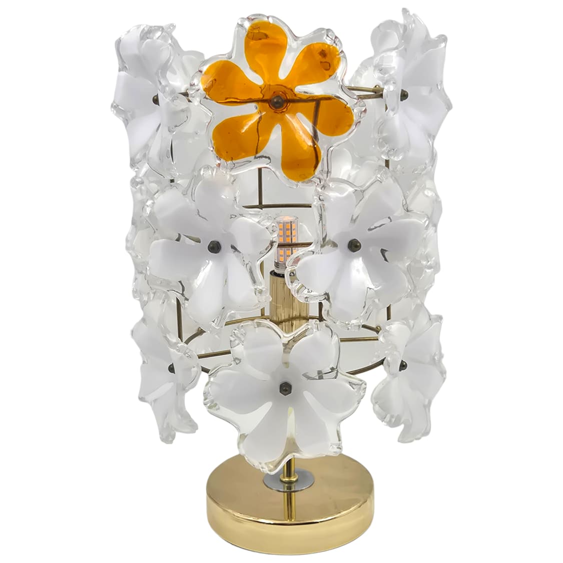 키시마 한정 레트로 부케 꽃잎 기둥 램프 상품이미지3