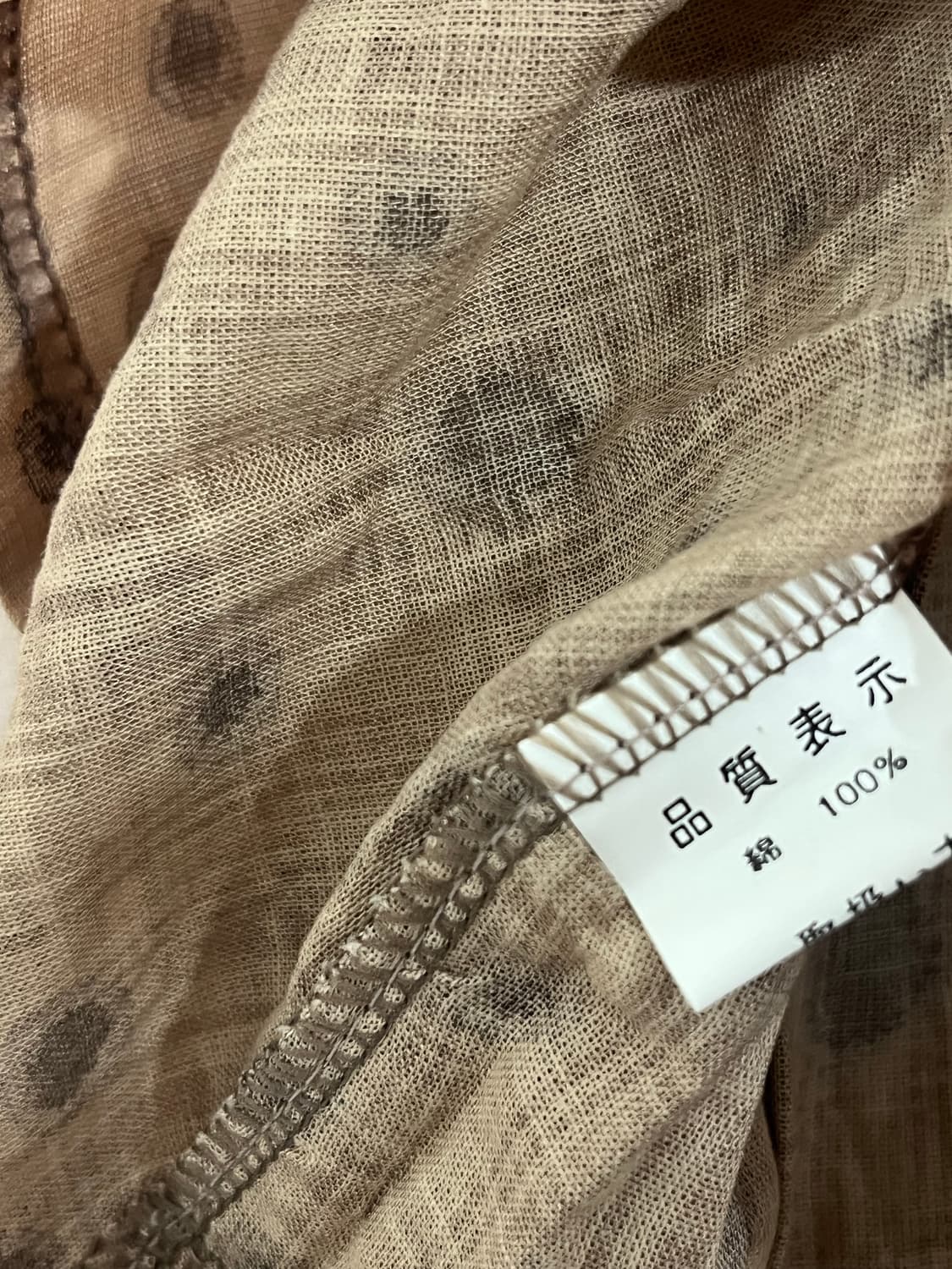 모리걸 브라운 도트 블라우스 상품이미지3