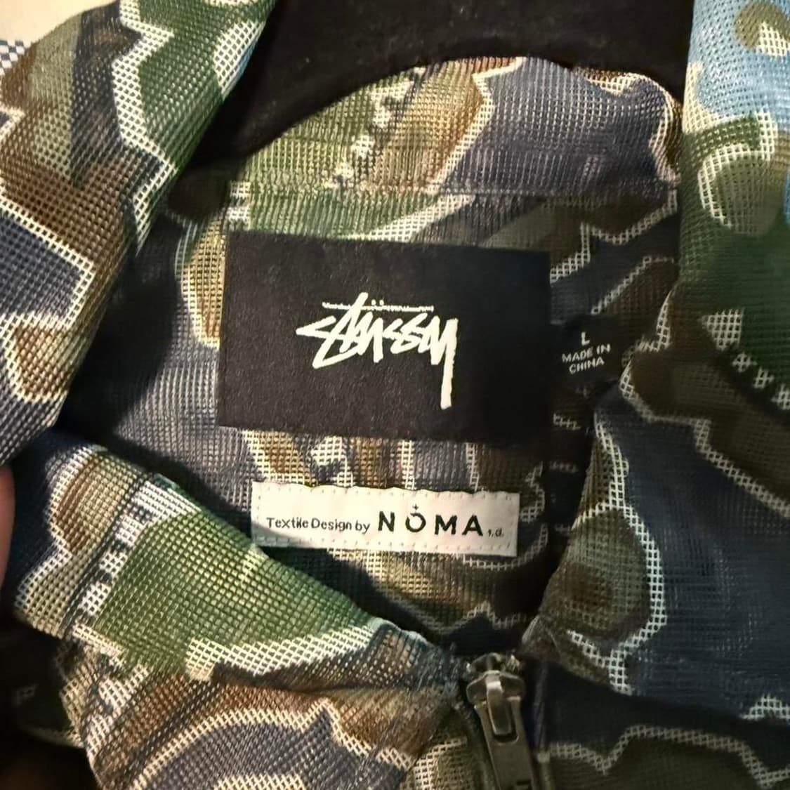 스투시 x 노마 페이즐리 자켓 블루 상품이미지2