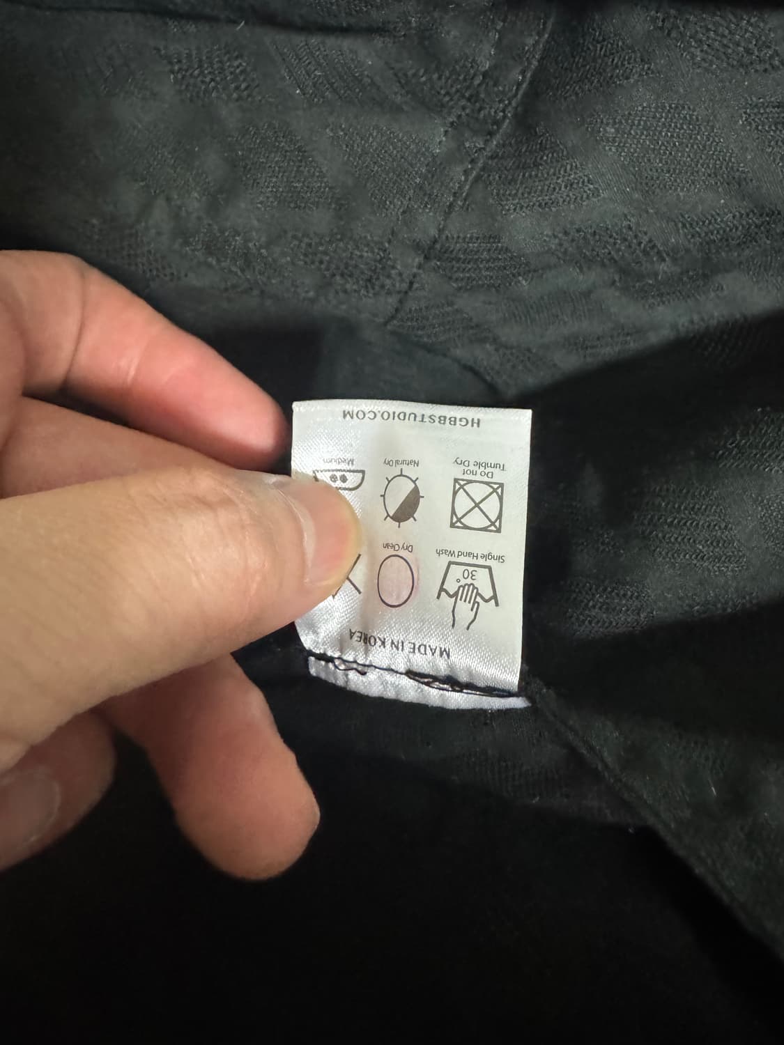 HGBB 스튜디오 블랙셔츠 M판매 상품이미지3