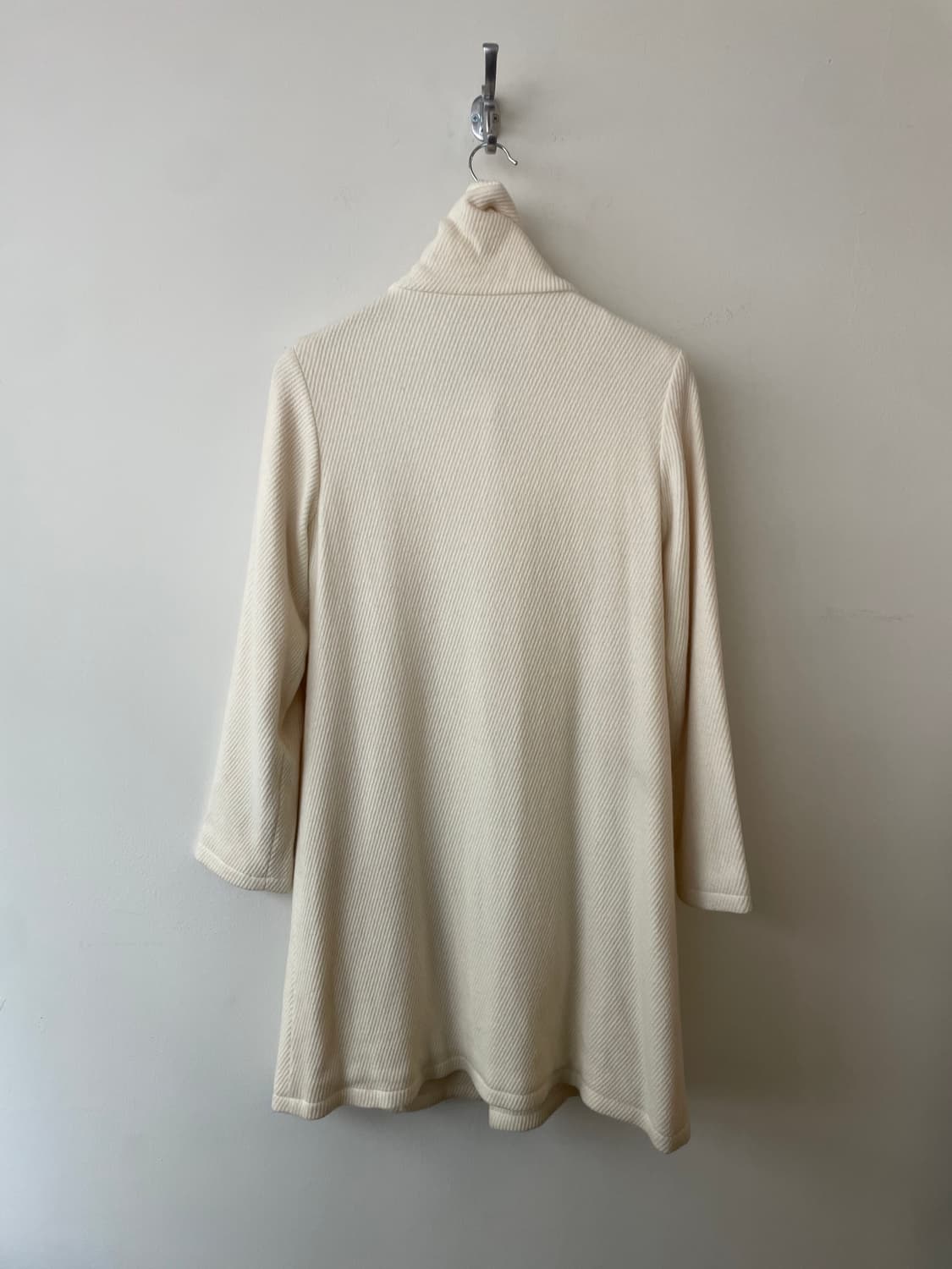 vintage ivory high-neck knit coat 상품이미지6